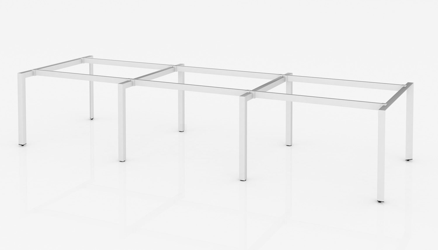 Khung chân tam giác 6 chổ ngồi (1000x3000, 1200x3600, 1000x 3000)