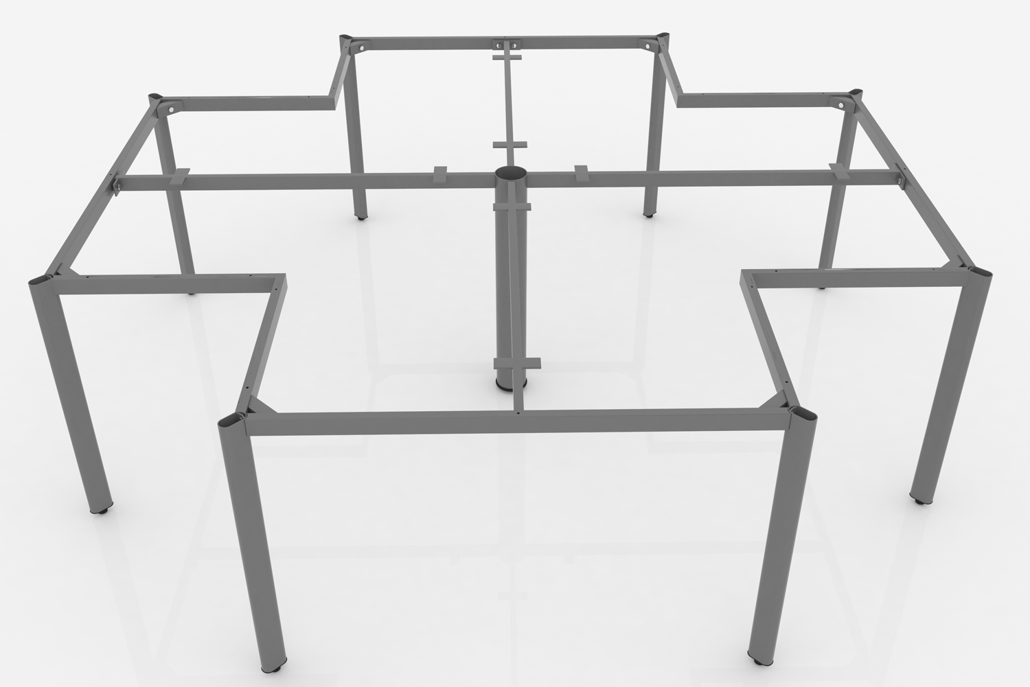 Khung chân Oval 4 chổ ngồi- 4 người 4 góc