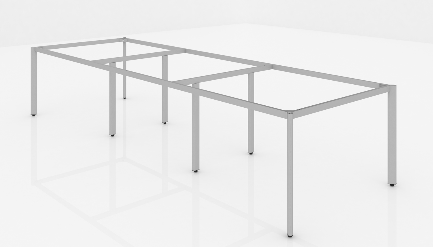 Khung chân Oval 6 chổ ngồi (1200x3600,1200x3000,1000x3000)